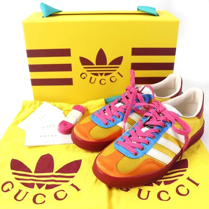 Gucci Multicolor Stripe Low-Top Sneakers - Size 23.5