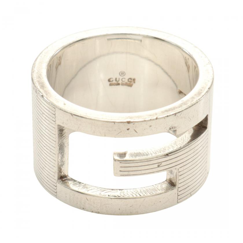 Gucci G Ring SV925 Silver Size 7