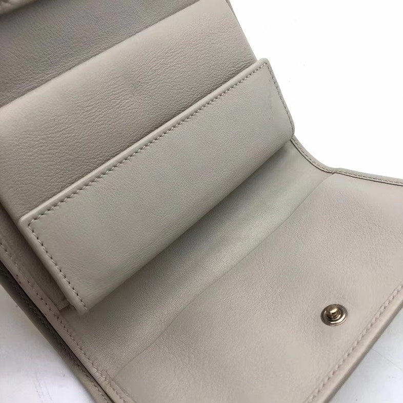 Gucci Yellow Leather Short Wallet