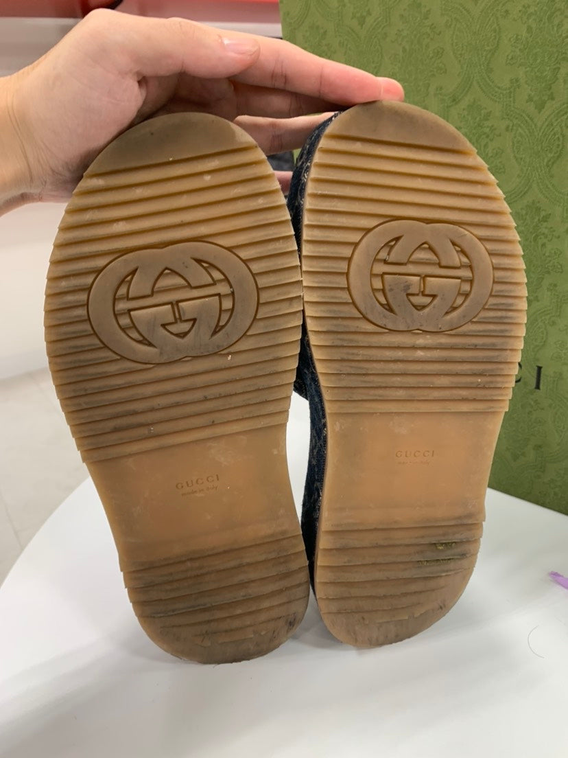 Gucci Denim Blue Sandals Size 38 for Women