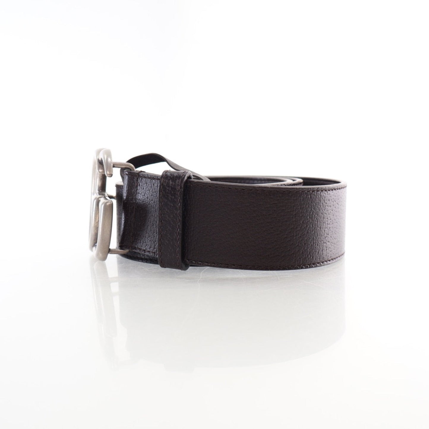 Gucci Black GG Leather Belt Size 95 38