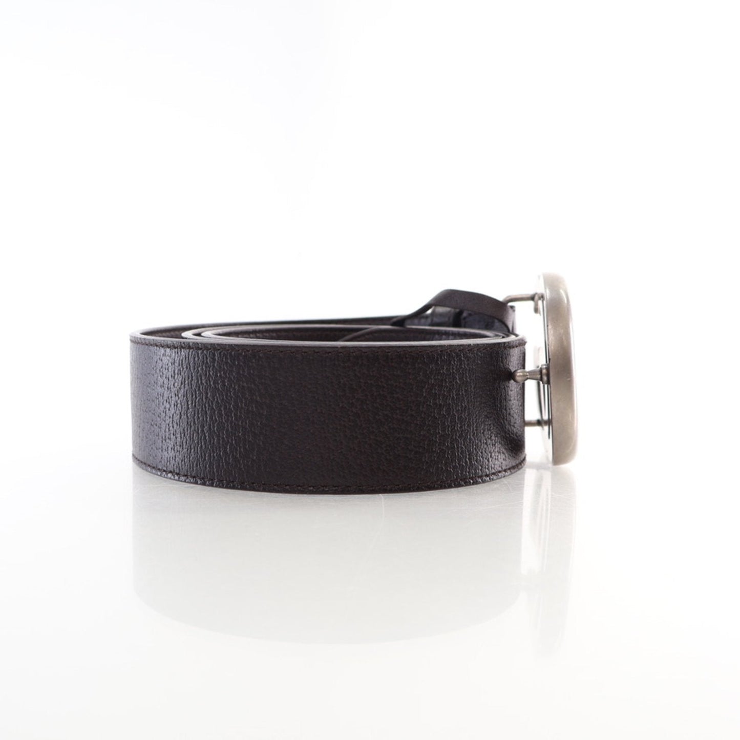 Gucci Black GG Leather Belt Size 95 38