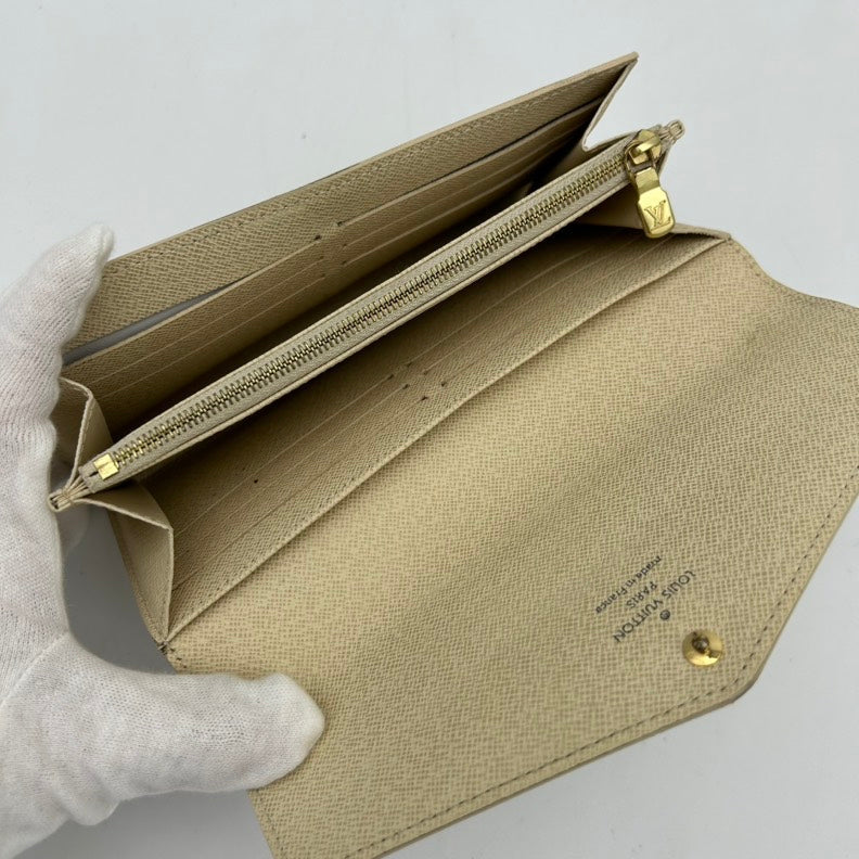 Louis Vuitton Portfoille Tresor Damier Azur Long Wallet N60019