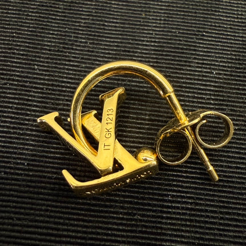 Louis Vuitton Gold Flower Logo Earrings Set 2023