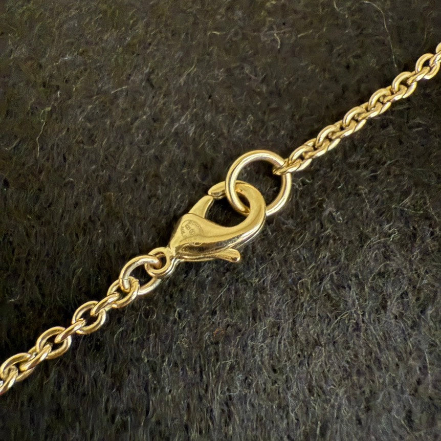 Chanel Rhinestone Flower Necklace Gold Pearl