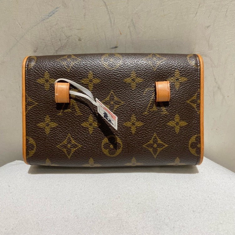Louis Vuitton Monogram Canvas Chest Bag Brown Vintage Style Small