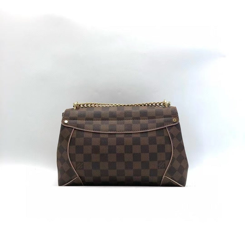 Louis Vuitton Damier Brown Chain Bag