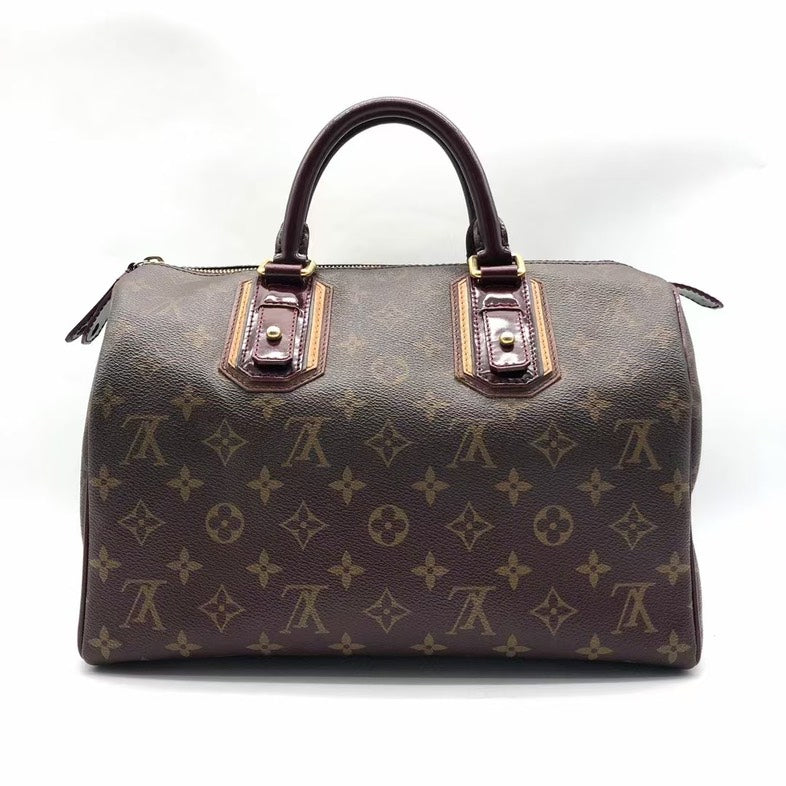 Louis Vuitton Monogram Speedy Bag Brown Handbag