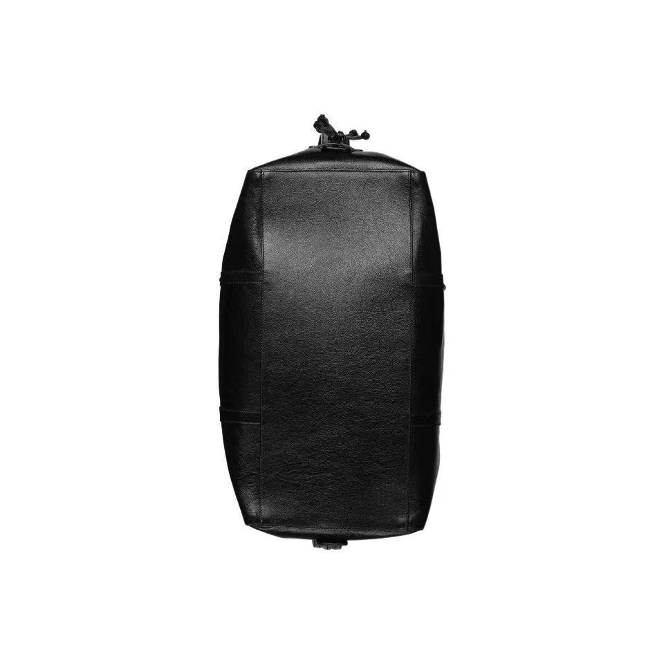 Gucci Double G Black Leather Tote Bag Large