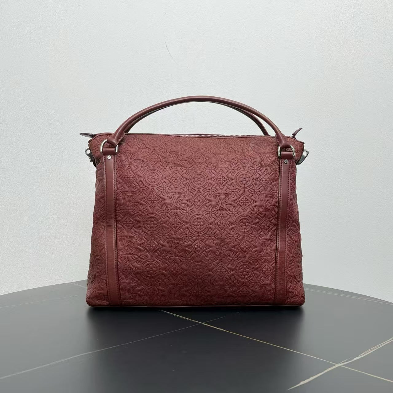Louis Vuitton Two-Way Bag38 Monogram Leather Brown 38cm