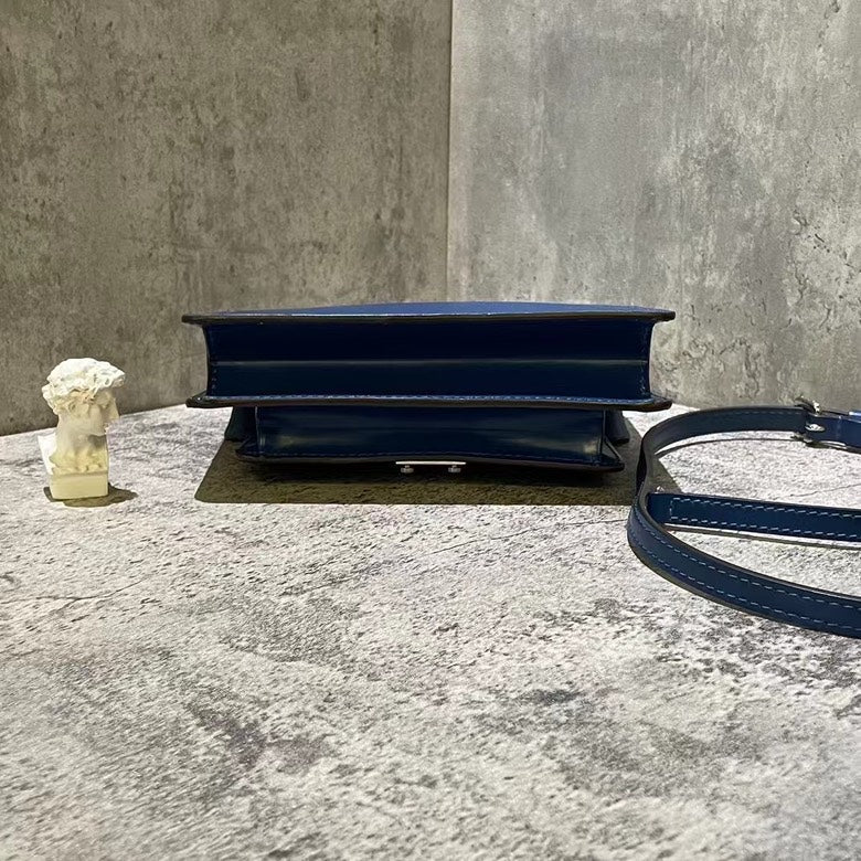 Louis Vuitton Monceau BB Blue Epi Leather Bag