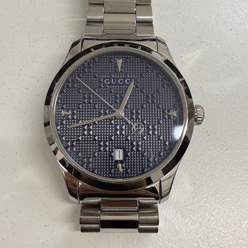 Gucci QZ Silver Watch 17cm Extra Link