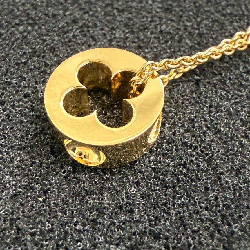 Louis Vuitton Empreinte Yellow Gold Pendant Necklace