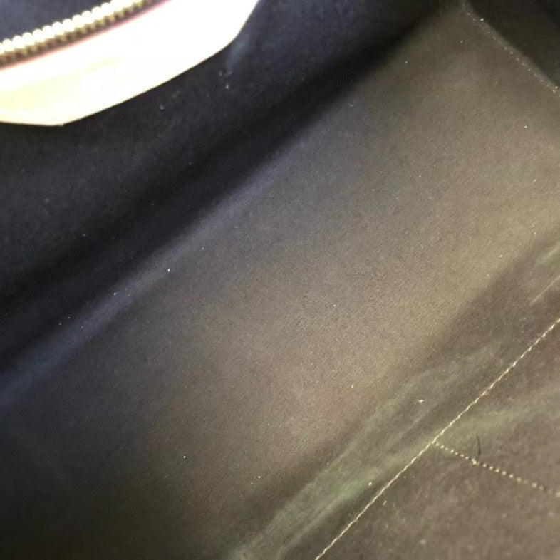 Louis Vuitton Brea Patent Leather Black Handbag