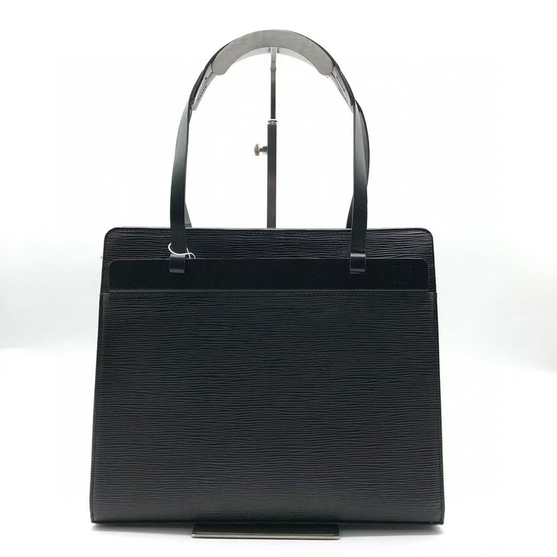 Louis Vuitton Epi Leather Black Handbag Medium Size