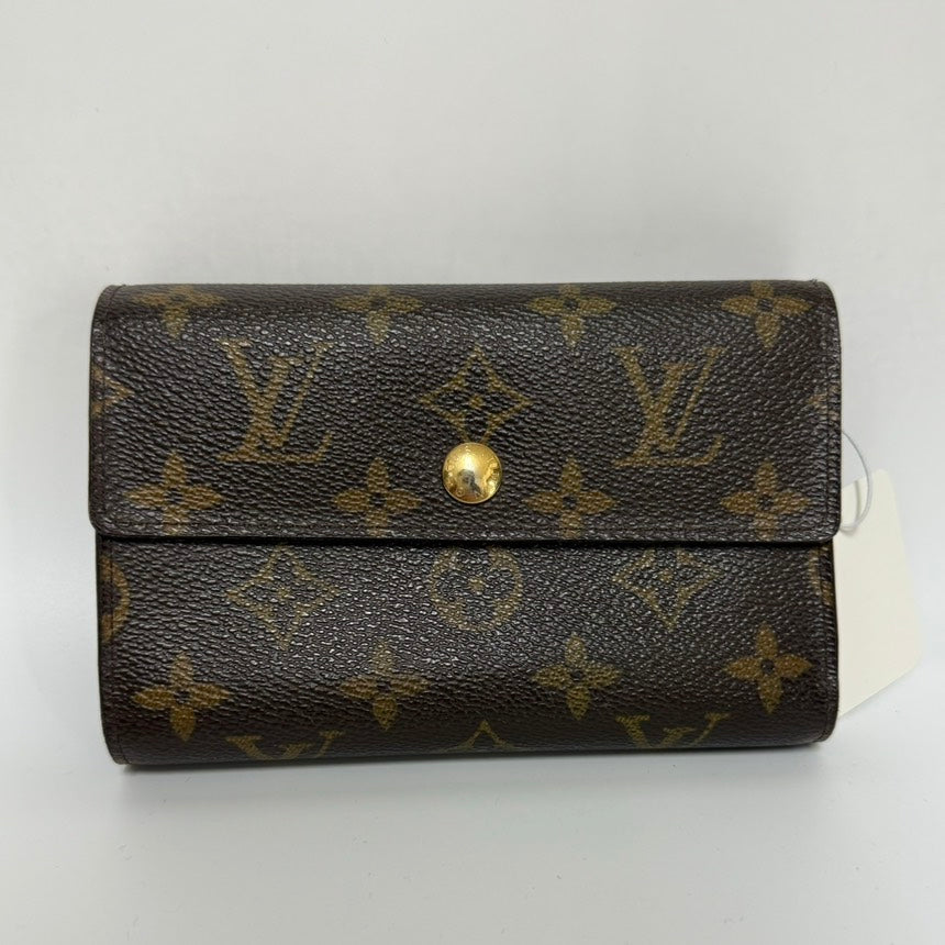 Louis Vuitton Monogram Brown Wallet Compact Size