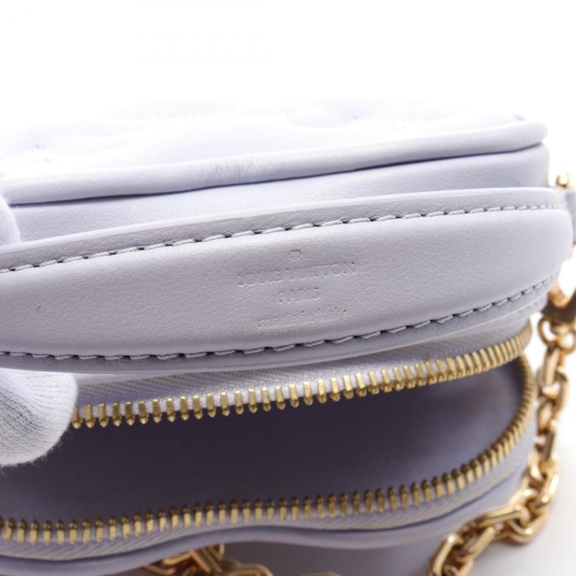 Louis Vuitton Pop My Heart Light Purple Leather Bubble Glam Handbag