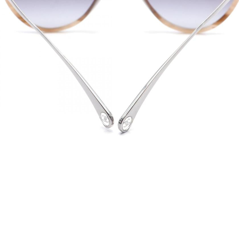 Chanel 939004 Gray Brown Sunglasses