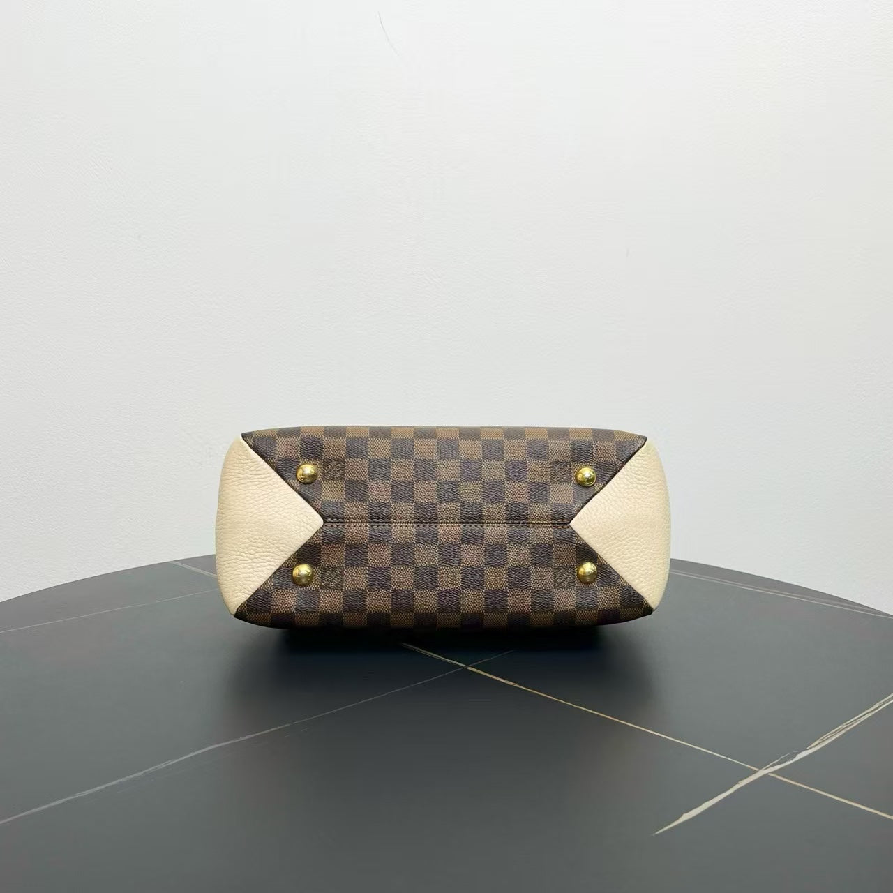 Louis Vuitton Damier Ebene Canvas Siena Handbag Brown Canvas Medium