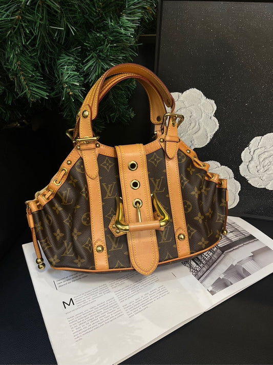 Louis Vuitton Golden Ball Monogram Crossbody Bag Brown Medium