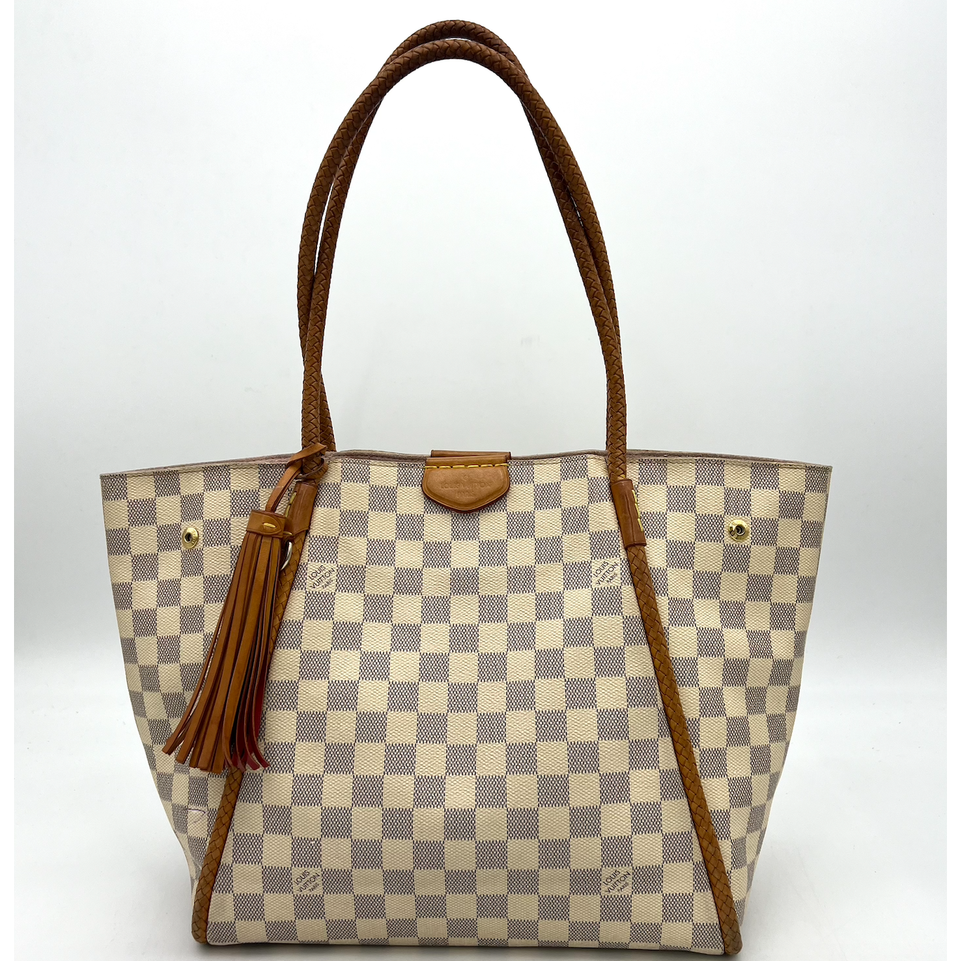 LOUIS VUITTON Damier Azur Propriano Rose Ballerine LA23078