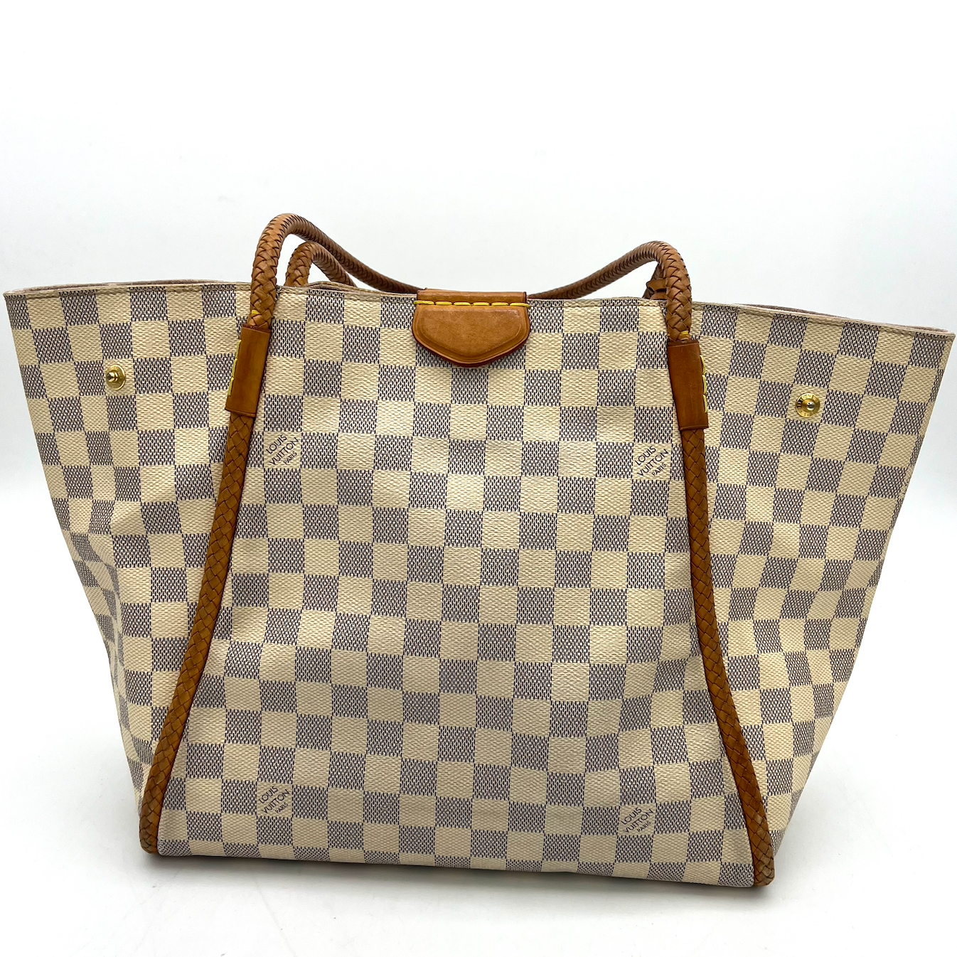 LOUIS VUITTON Damier Azur Propriano Rose Ballerine LA23078