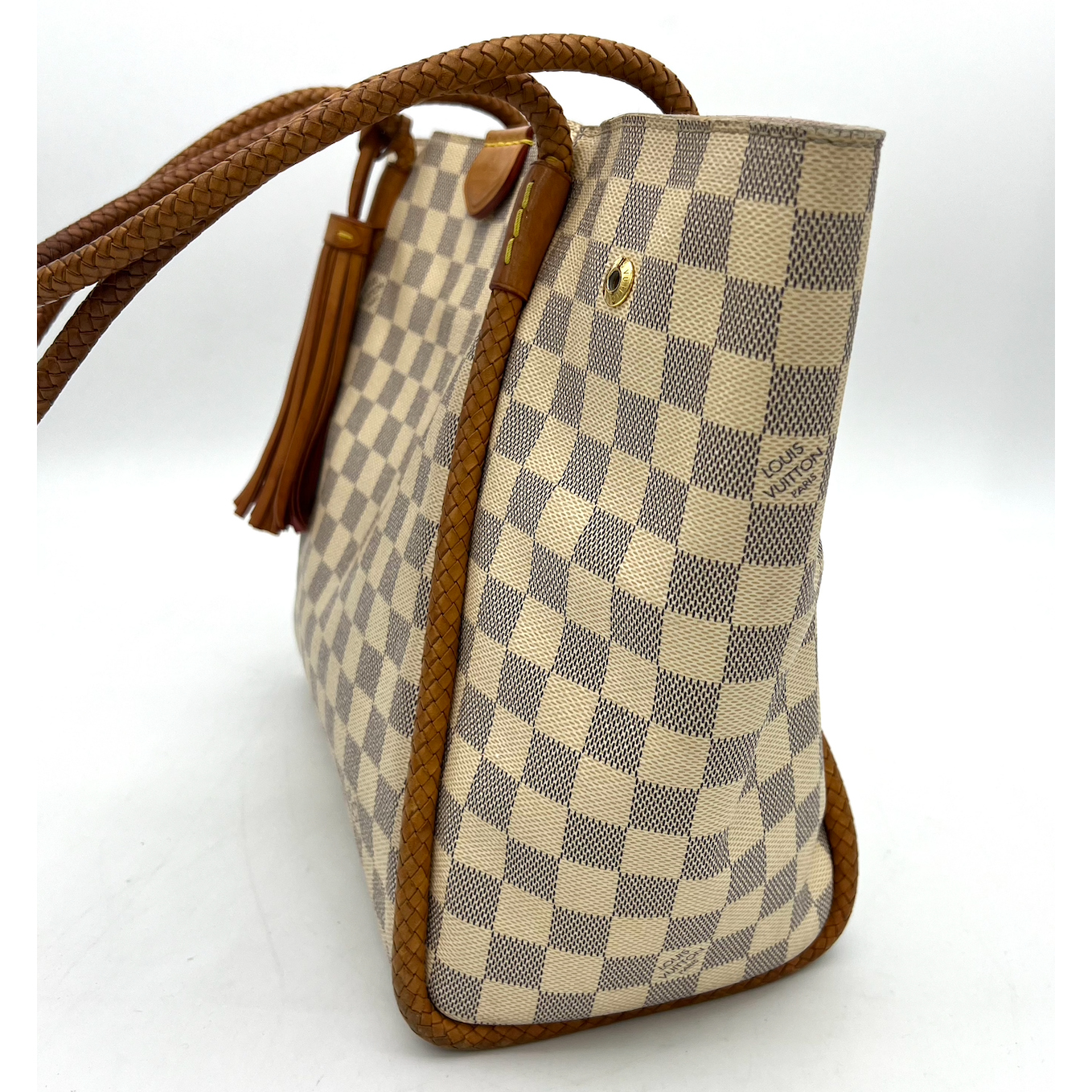 LOUIS VUITTON Damier Azur Propriano Rose Ballerine LA23078