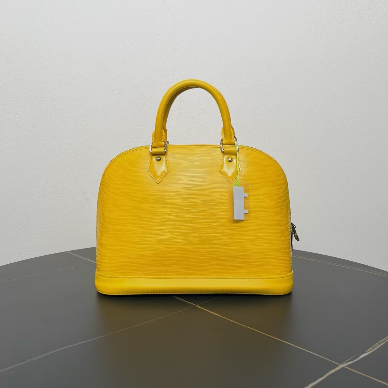 Louis Vuitton Alma PM Yellow Epi Leather Handbag