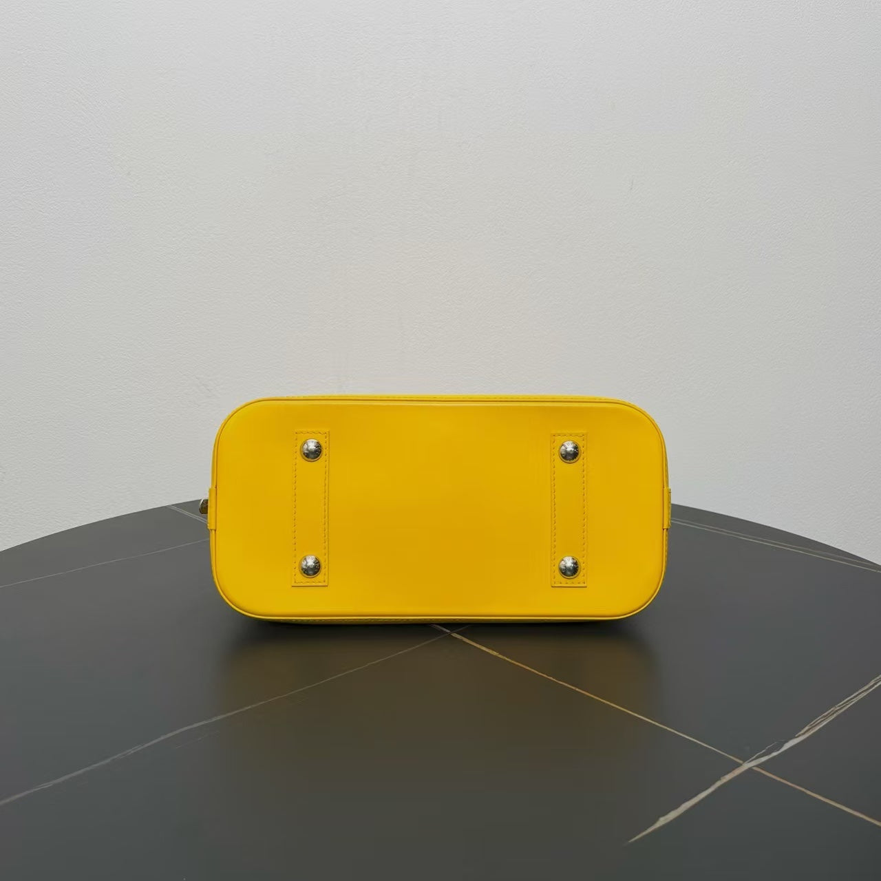 Louis Vuitton Alma PM Yellow Epi Leather Handbag