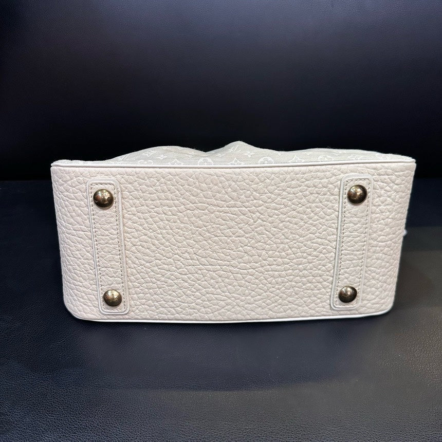 Louis Vuitton Beige Tannin Canvas Boston Handbag