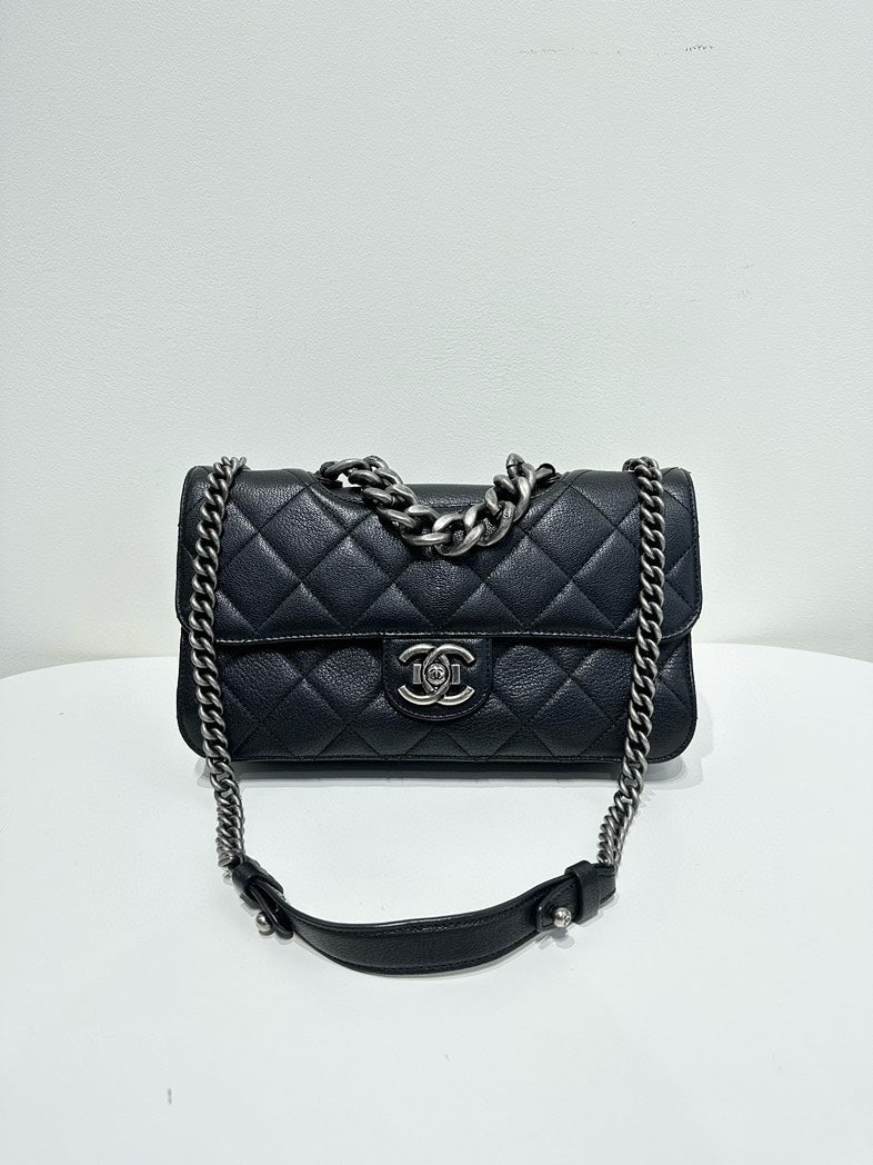 Chanel Black Quilted Leather Flap Bag