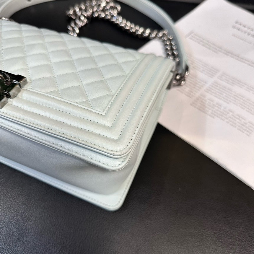 Chanel Glacier Blue Medium Leboy Crossbody Bag