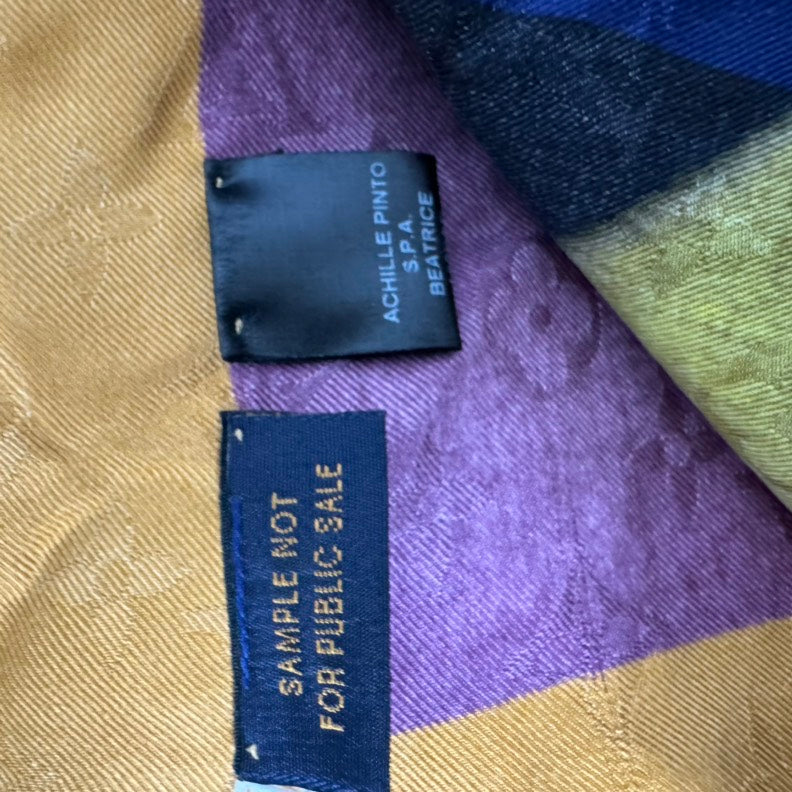 Louis Vuitton Multicolor Silk Wool Large Scarf