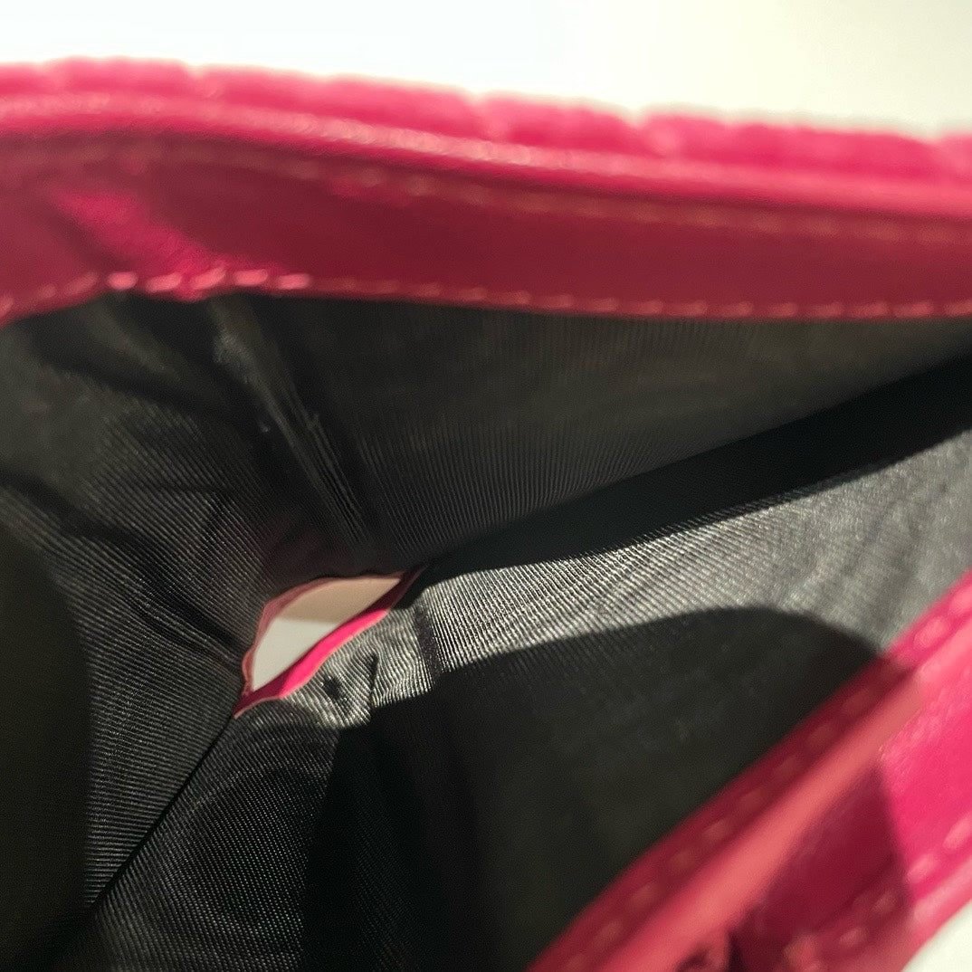 Gucci Velvet Pink Love Wallet Small