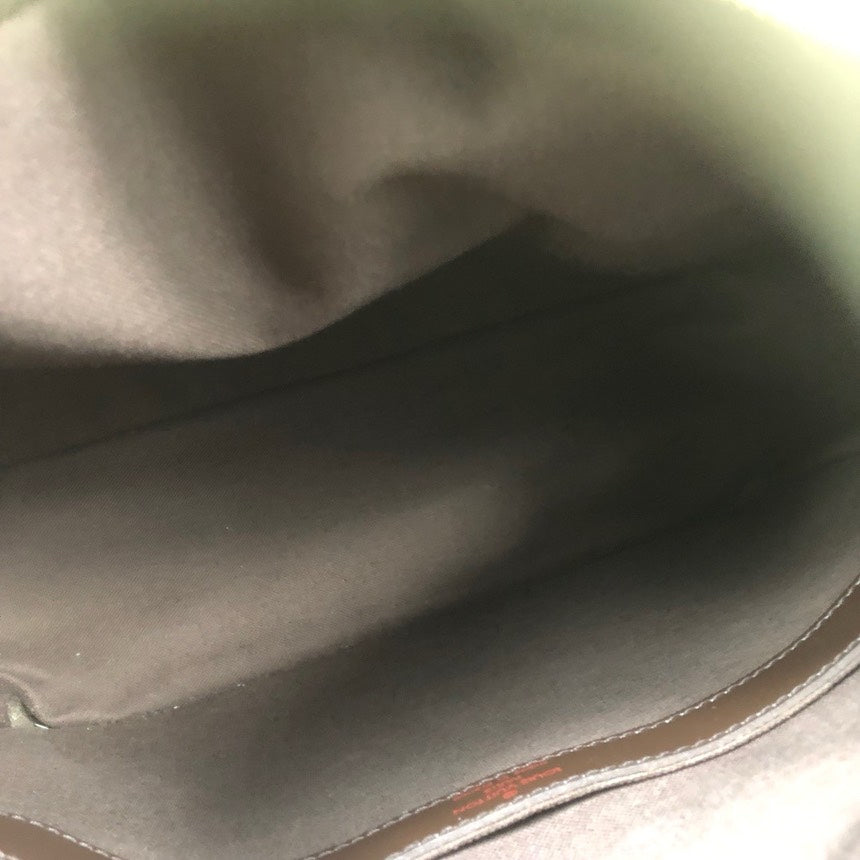 Louis Vuitton Damier Ebene Messenger Bag Brown Large