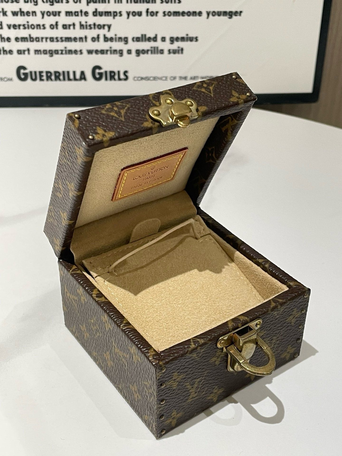 Louis Vuitton Monogram Brown Jewelry Box 2004