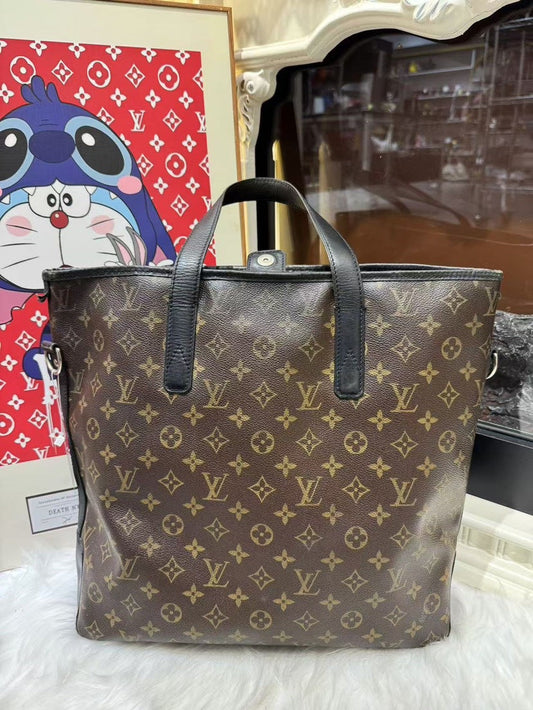 Louis Vuitton Monogram Brown Tote Bag Large