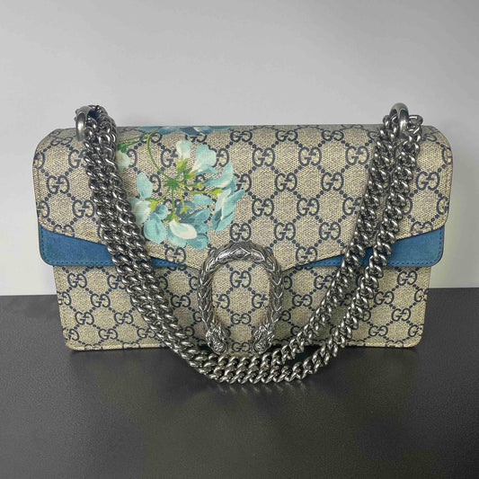 Gucci Dionysus Blooms Canvas Shoulder Bag