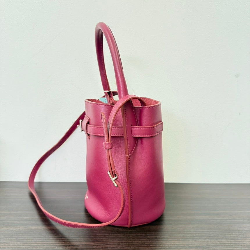 Celine Pink Leather 2way Bucket Bag