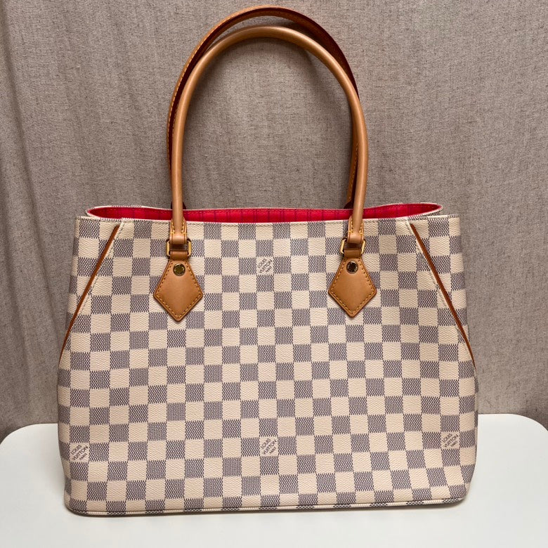 Louis Vuitton Neverfull MM Damier Azur Tote Bag Medium Canvas