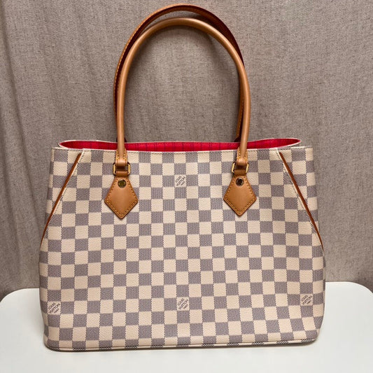 Louis Vuitton Neverfull MM Damier Azur Tote Bag Medium Canvas