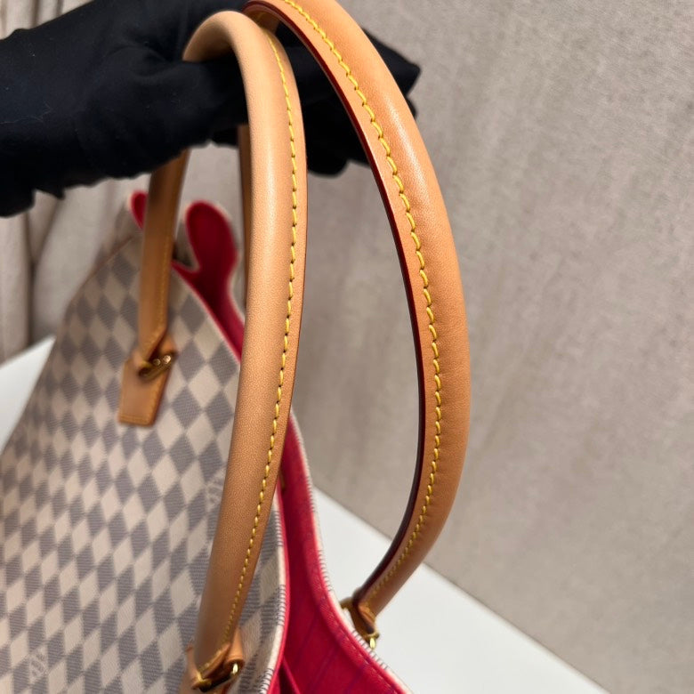 Louis Vuitton Neverfull MM Damier Azur Tote Bag Medium Canvas
