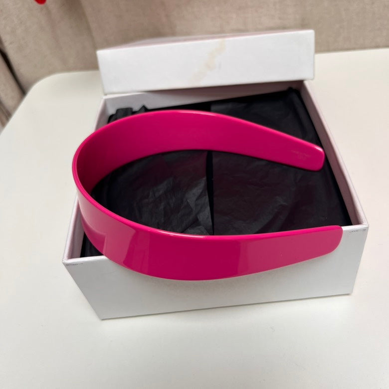 Celine Pink Acetate Hairpin Large