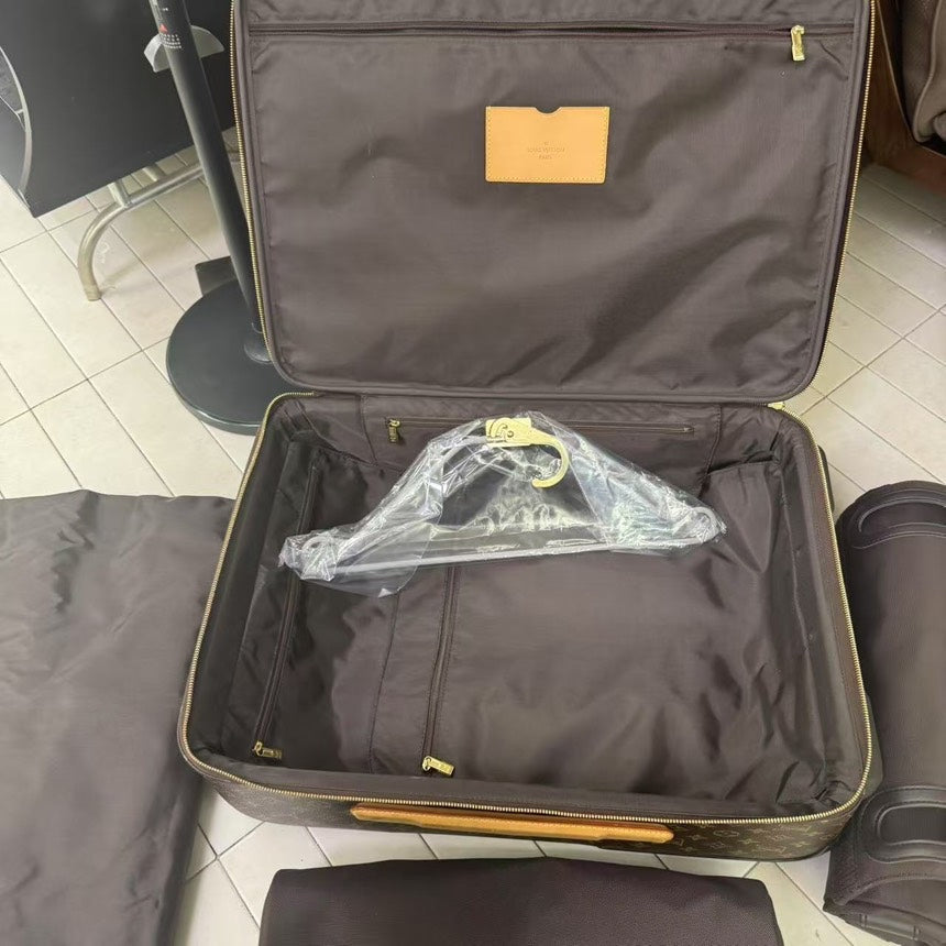 Louis Vuitton Monogram Canvas Suitcase Brown Large