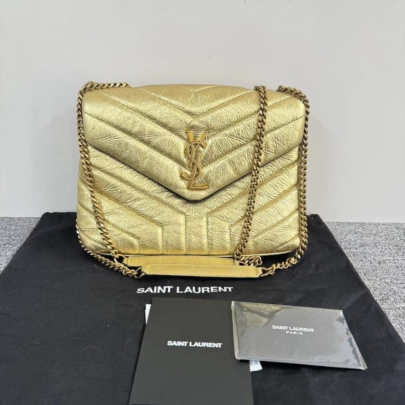 Saint Laurent Niki Gold Chain Bag