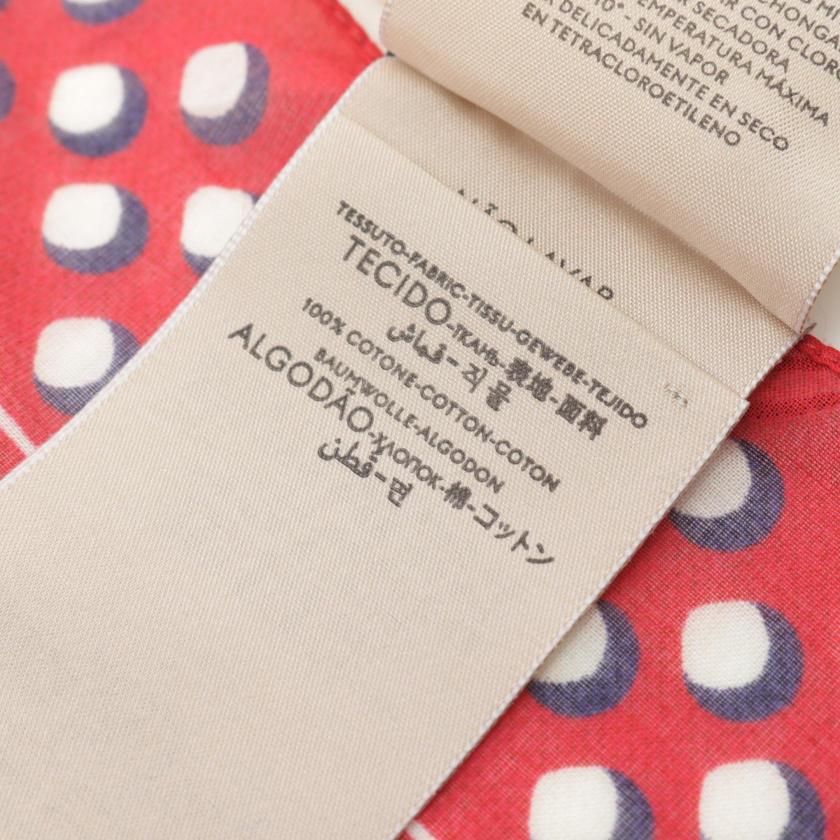 Gucci GG Pattern Cotton Scarf Red Navy 945914