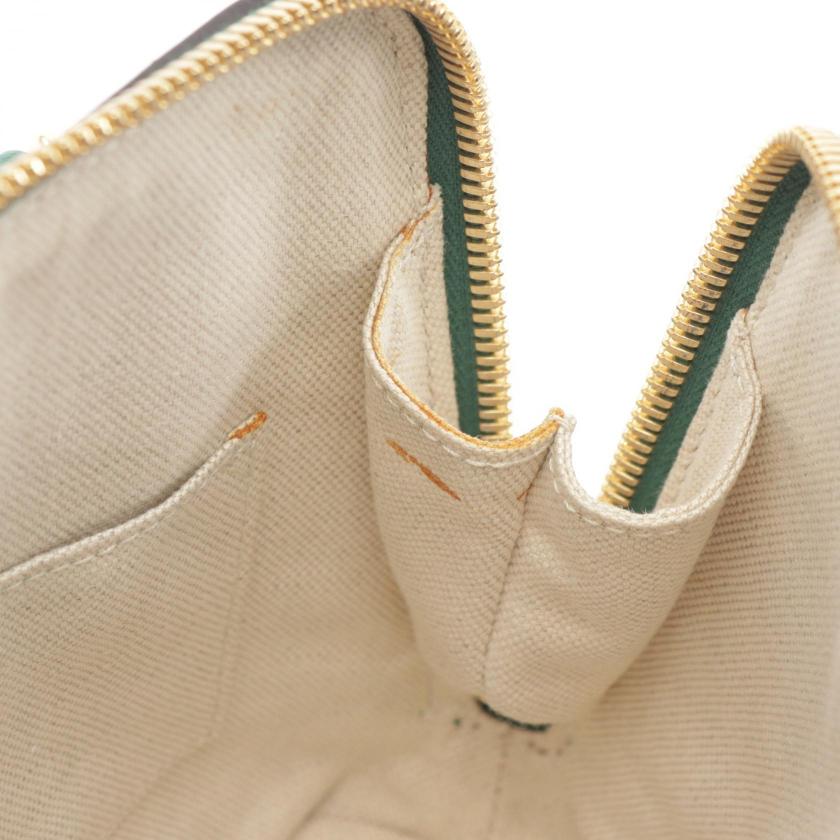 Gucci Horsebit 1955 Mini Top Handle Bag Green Black Straw Leather 2WAY Handbag