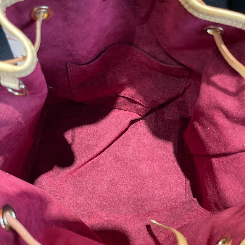 Louis Vuitton Multicolor Bucket Bag White