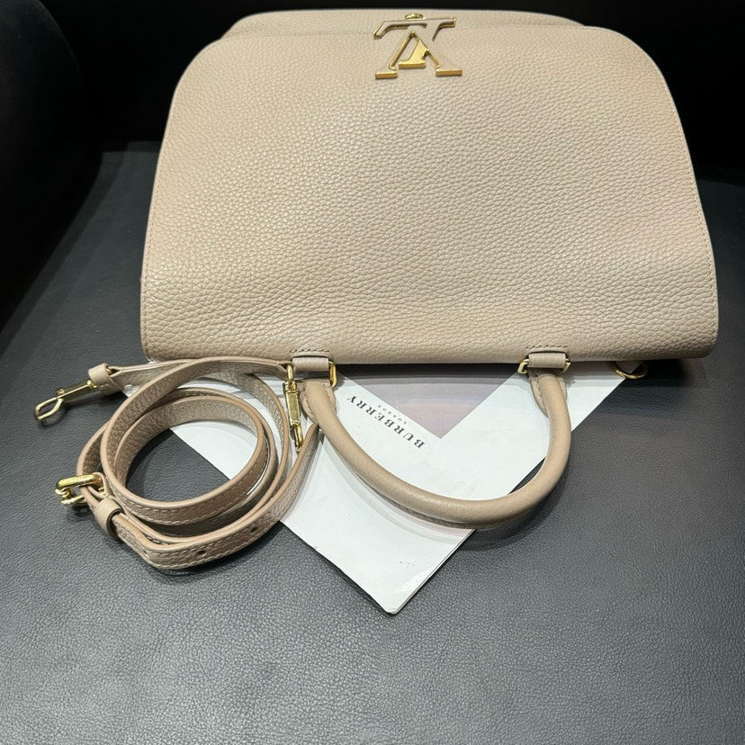 Louis Vuitton Volta Taupe Leather Bag