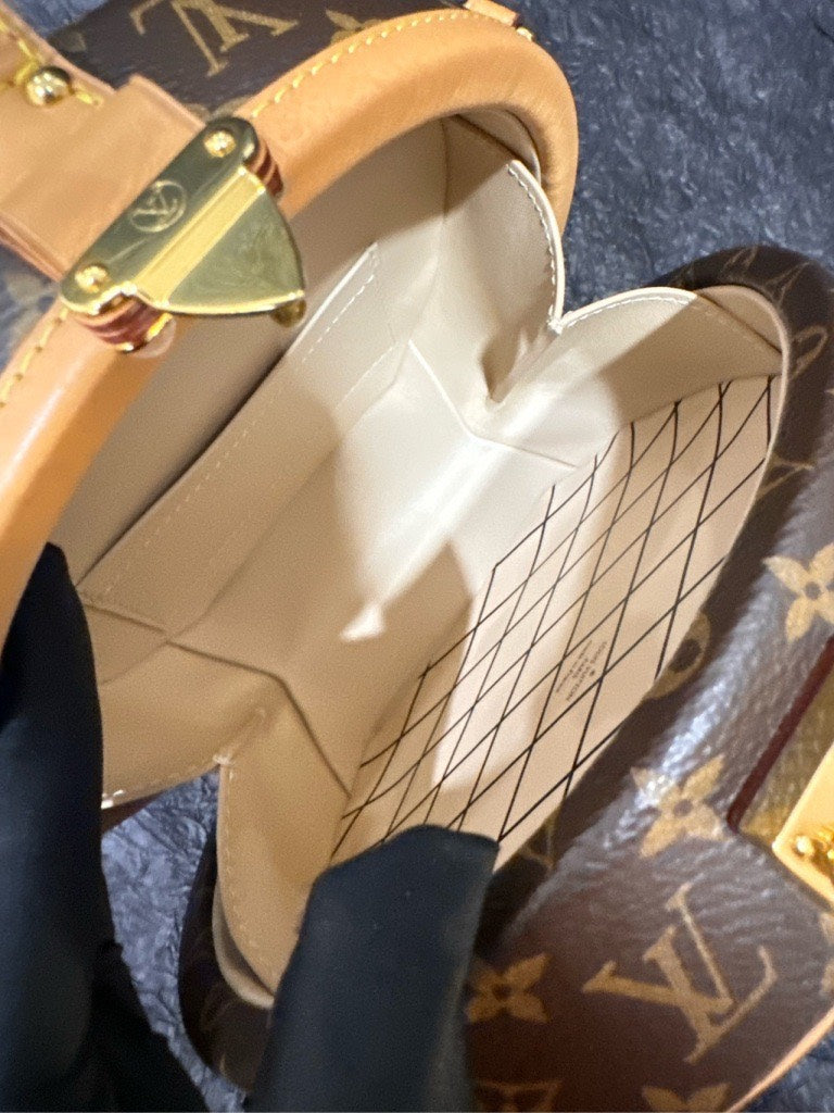 LV Petite Boite Chapeau Monogram Brown Handle Bag